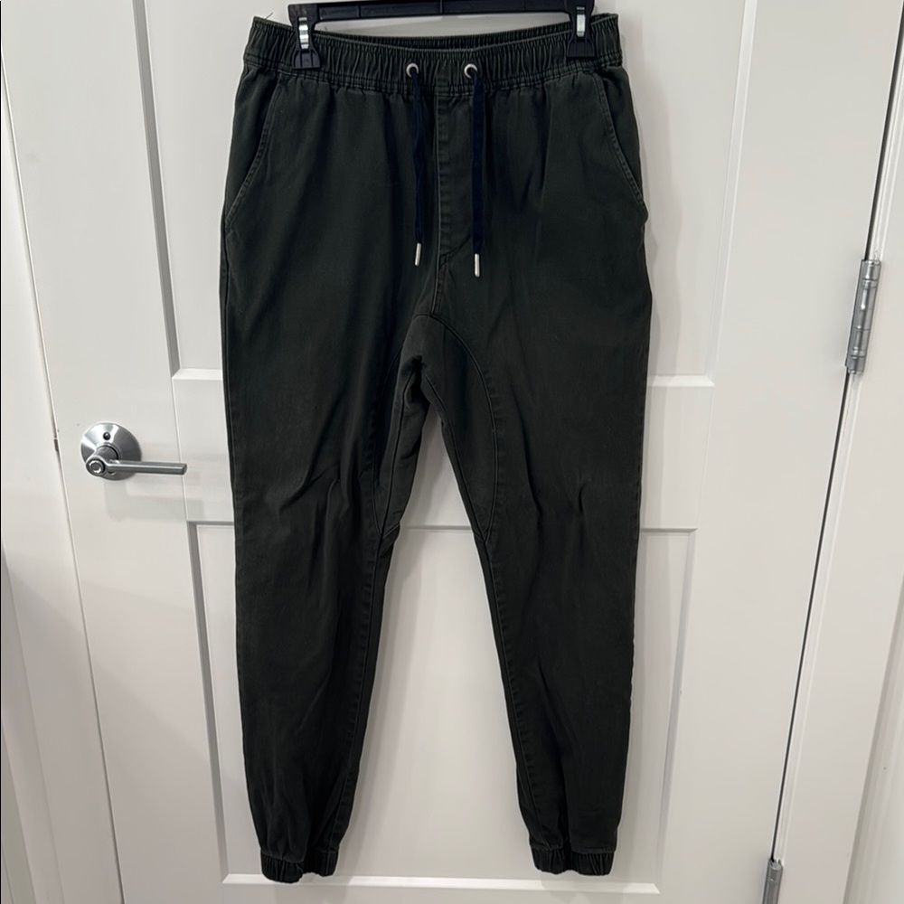 Men's Dark Green Zanerobe Jogger Pants size 32